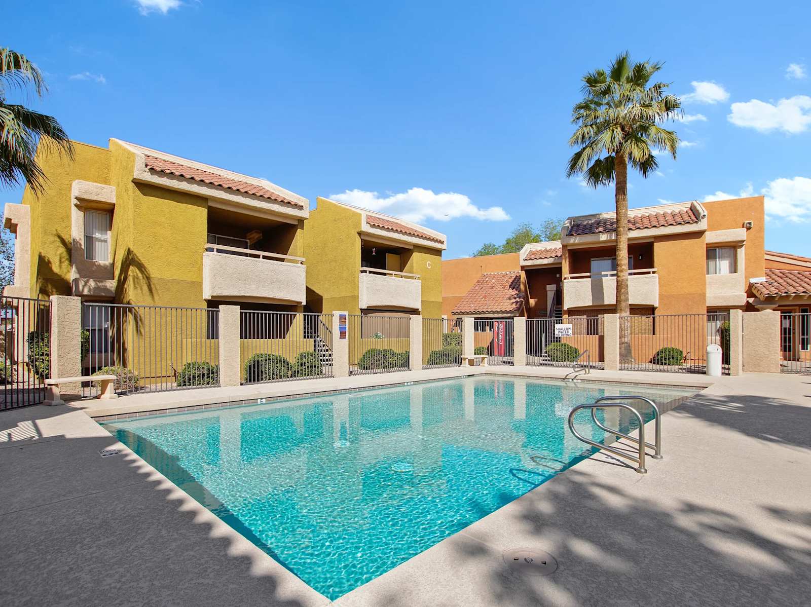 One of two resident pools