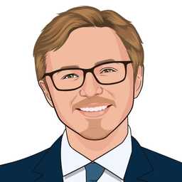 Illustrated portrait of James Graef