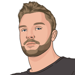 Illustrated portrait of Corey
